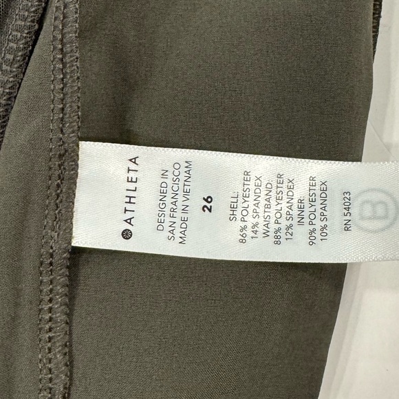 ATHLETA Soho Skort UPF Stretch Front & Back Pockets NWT 26 - Picture 2 of 7